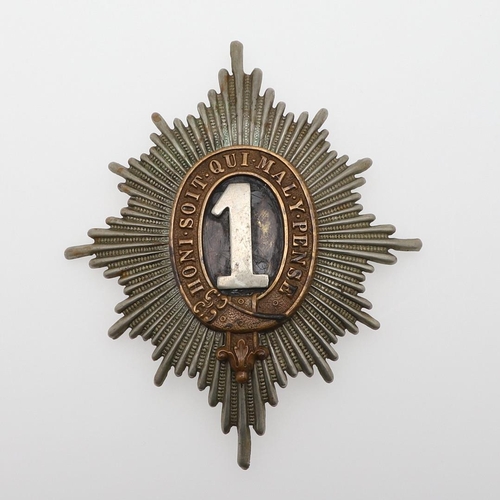 207 - A 1st, KING's  DRAGOON GUARDS OTHER RANK's  HELMET PLATE 1871-1914. A 1st Dragoon Guards Helmet plat... 