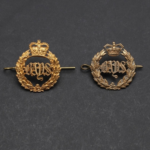 243 - TWO SIMILAR 2ND DRAGOON GUARDS (BAYS) CAP BADGES. A 2nd Dragoon Guards (Queen's  Bays) Other ranks b... 