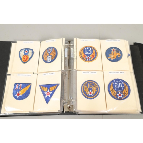 257 - AN EXTENSIVE COLLECTION OF AMERICAN PATCHES 's HOULDER PATCH INSIGNIA OF THE UNITED STATES ARMED FOR... 