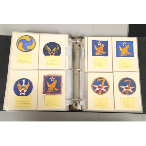 257 - AN EXTENSIVE COLLECTION OF AMERICAN PATCHES 's HOULDER PATCH INSIGNIA OF THE UNITED STATES ARMED FOR... 