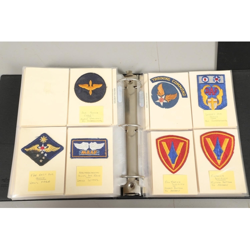 257 - AN EXTENSIVE COLLECTION OF AMERICAN PATCHES 's HOULDER PATCH INSIGNIA OF THE UNITED STATES ARMED FOR... 