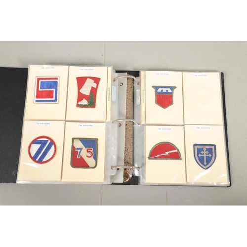 257 - AN EXTENSIVE COLLECTION OF AMERICAN PATCHES 's HOULDER PATCH INSIGNIA OF THE UNITED STATES ARMED FOR... 