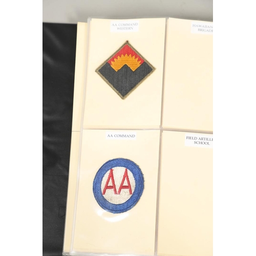 257 - AN EXTENSIVE COLLECTION OF AMERICAN PATCHES 's HOULDER PATCH INSIGNIA OF THE UNITED STATES ARMED FOR... 