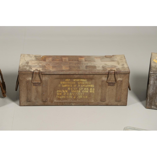 275 - A COLLECTION OF SECOND WORLD WAR AND LATER AMMUNITION AND OTHER BOXES. A collection of varied wooden... 