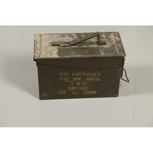 275 - A COLLECTION OF SECOND WORLD WAR AND LATER AMMUNITION AND OTHER BOXES. A collection of varied wooden... 