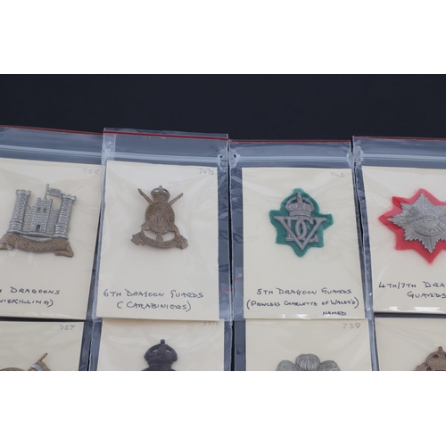 360 - A COLLECTION OF BRITISH ARMY FIELD SERVICE CAP BADGES . An extensive collection of Field Service Cap... 