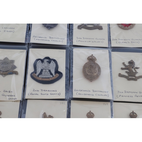 360 - A COLLECTION OF BRITISH ARMY FIELD SERVICE CAP BADGES . An extensive collection of Field Service Cap... 