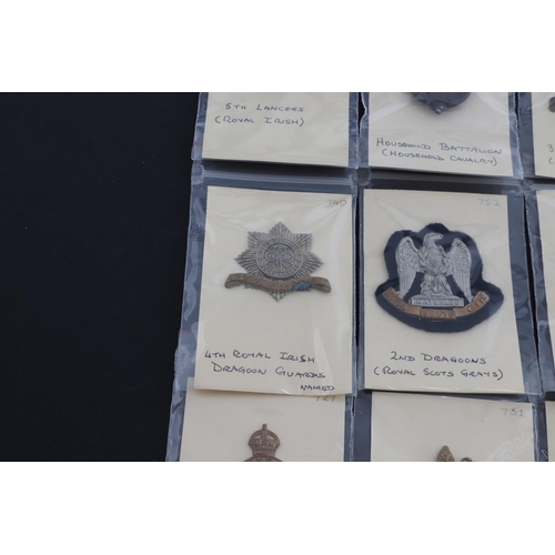 360 - A COLLECTION OF BRITISH ARMY FIELD SERVICE CAP BADGES . An extensive collection of Field Service Cap... 