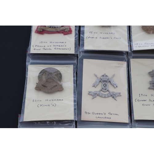 384 - A COLLECTION OF BRITISH ARMY FIELD SERVICE CAP BADGES . An extensive collection of Field Service Cap... 