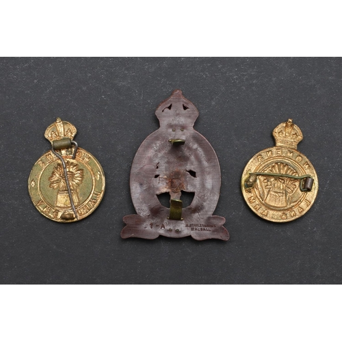 390 - A SECOND WORLD WAR WOMEN's  LAND ARMY TIMBER CORPS BADGE AND TWO OTHERS. A Second World War Women's ... 