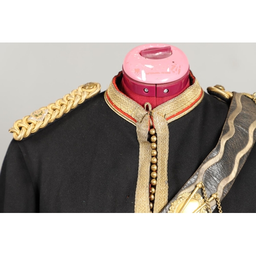 397 - A FINE VICTORIAN ROYAL ARTILLERY MESS UNIFORM WITH BELT AND POUCH WORN BY ALEXANDER RICHARD KIRKPATR... 