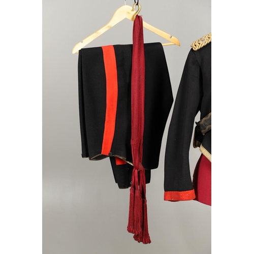 397 - A FINE VICTORIAN ROYAL ARTILLERY MESS UNIFORM WITH BELT AND POUCH WORN BY ALEXANDER RICHARD KIRKPATR... 