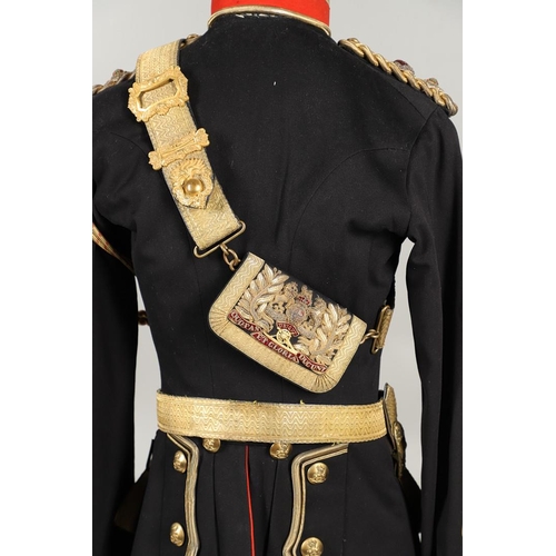 398 - THE MAGNIFICENT ROYAL ARTILLERY UNIFORM OF MAJOR GENERAL SIR GEORGE McKENZIE FRANKS KCB. The black u... 