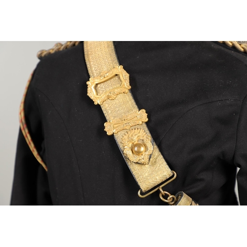 398 - THE MAGNIFICENT ROYAL ARTILLERY UNIFORM OF MAJOR GENERAL SIR GEORGE McKENZIE FRANKS KCB. The black u... 