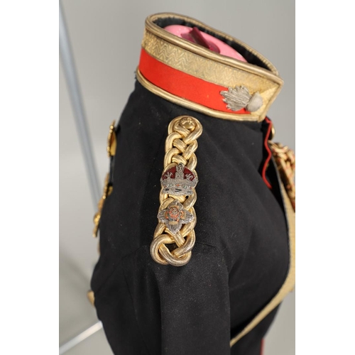 398 - THE MAGNIFICENT ROYAL ARTILLERY UNIFORM OF MAJOR GENERAL SIR GEORGE McKENZIE FRANKS KCB. The black u... 