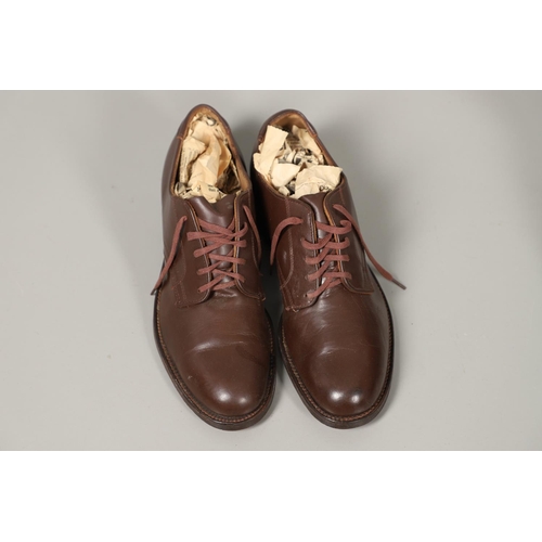 440 - A PAIR OF MILITARY ISSUE HOBNAIL BOOTS AND A COLLECTION OF SIMILAR MILITARY FOOTWEAR. A pair of size... 