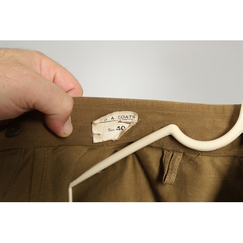 445 - A MID 20TH CENTURY AMERICAN FLYING JACKET, A MODERN N-3B FLYING JACKET AD OTHERS. A brown leather fl... 