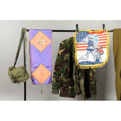 450 - A LARGE COLLECTION OF ASSORTED MILITARY UNIFORM, HEADGEAR AND MISCELLANEOUS ITEMS. A collection of a... 