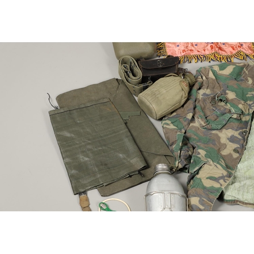 450 - A LARGE COLLECTION OF ASSORTED MILITARY UNIFORM, HEADGEAR AND MISCELLANEOUS ITEMS. A collection of a... 