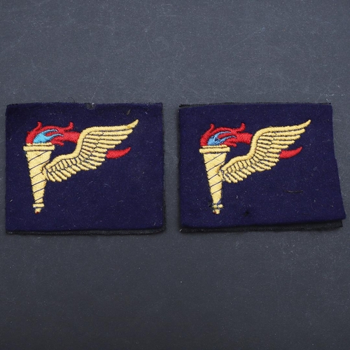 460 - A PAIR OF AMERICAN PATHFINDER SHOULDER PATCHES. A pair of U.S. Pathfinder shoulder patches, probably... 