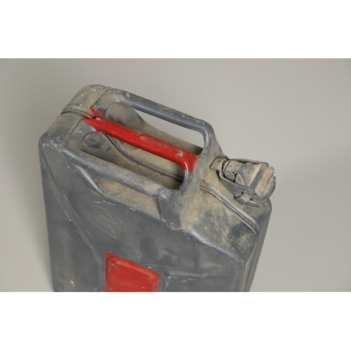 499 - A SECOND WORLD WAR GERMAN JERRY CAN. A 1943 German Jerry Can, marked 'Kraststoff 20l, Feuergefahrlic... 