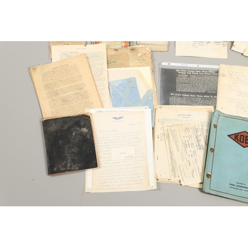 506 - AN ARCHIVE OF DOCUMENTS AND RECONNAISSANCE IMAGES RELATING TO LIEUTENANT ROLAND E. LEE, U.S. AIR COR... 