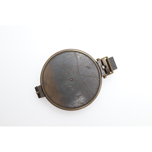 516 - A FIRST WORLD WAR CLINOMETER AND COMPASS BY ASTON AND MANDER. A clinometer marked Aston & Mander Ld ... 