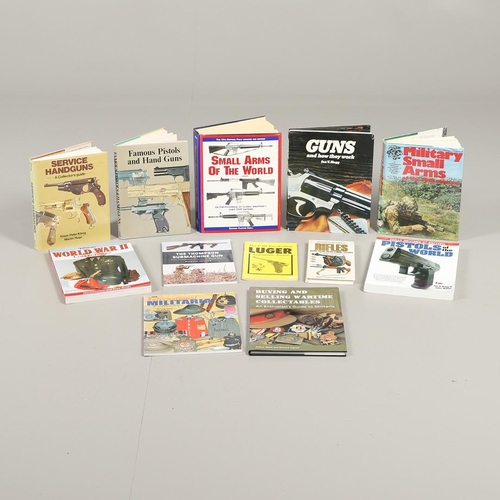 517 - A COLLECTION OF BOOKS ON HAND GUNS AND OTHER MILITARY INTERSTS. A collection of books to include 's ... 