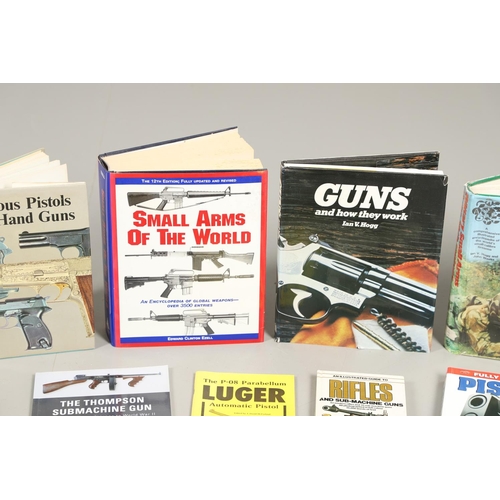 517 - A COLLECTION OF BOOKS ON HAND GUNS AND OTHER MILITARY INTERSTS. A collection of books to include 's ... 