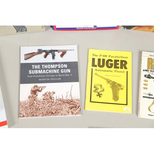 517 - A COLLECTION OF BOOKS ON HAND GUNS AND OTHER MILITARY INTERSTS. A collection of books to include 's ... 