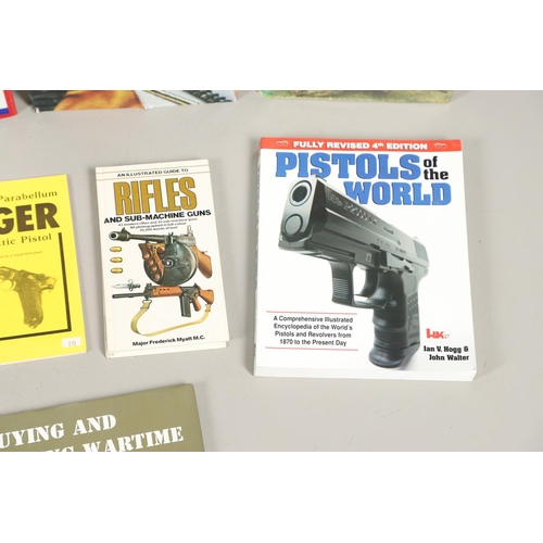 517 - A COLLECTION OF BOOKS ON HAND GUNS AND OTHER MILITARY INTERSTS. A collection of books to include 's ... 