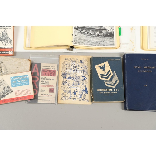 541 - A LARGE COLLECTION OF SECOND WORLD WAR AND LATER EPHEMERA AND SIMILAR PUBLICATIONS. A large collecti... 