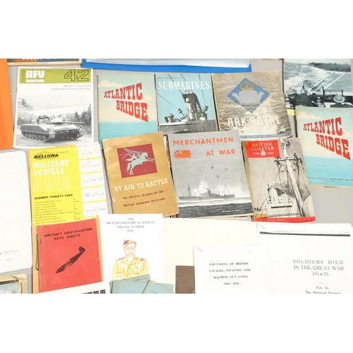 541 - A LARGE COLLECTION OF SECOND WORLD WAR AND LATER EPHEMERA AND SIMILAR PUBLICATIONS. A large collecti... 