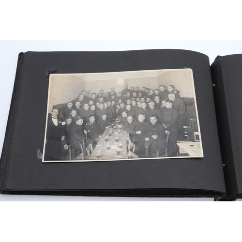 546 - A SECOND WORLD WAR GERMAN 'MEMORIES OF THE WAR' ALBUM AND PHOTOGRAPHS. A photograph album with leath... 