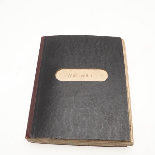 550 - AN INTERESTING SECOND WORLD WAR SCRAP BOOK. A scrap book containing a wide ranging collection of new... 