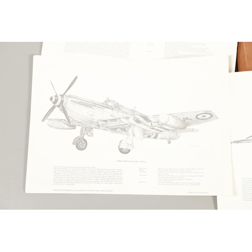 556 - AN INTERESTING COLLECTION OF MILITARY AIRCRAFT PLANS, MANUALS, DOCUMENTS AND OTHER ITEMS. A collecti... 