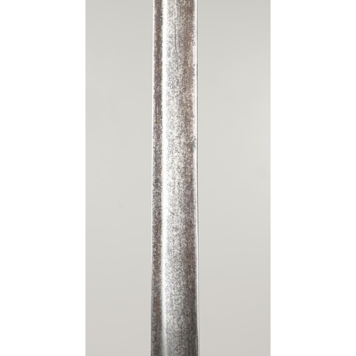 56 - A SWORD SIMILAR TO A 1786 PATTERN INFANTRY OFFICERS SWORD. With 81.5am straight pointed blade with s... 