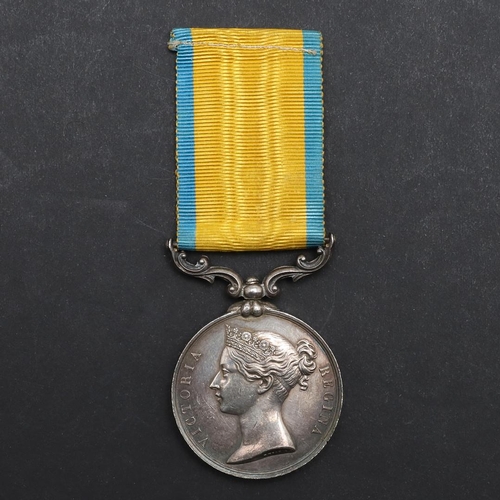 583 - A BALTIC MEDAL, 1856. A Baltic Medal, unnamed as issued on original ribbon.  *CR  A very nice exampl... 