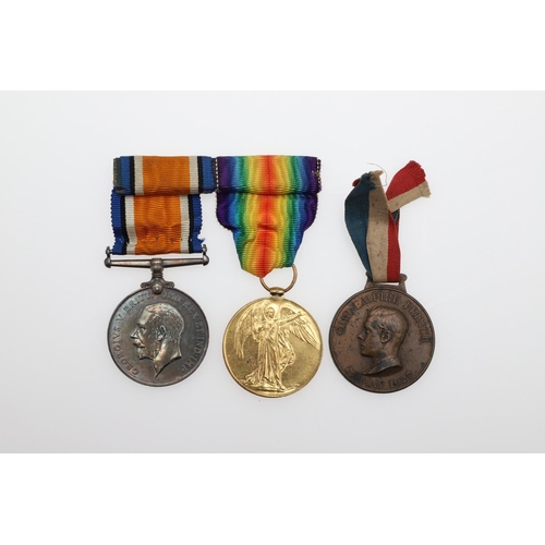 602 - A FIRST WORLD WAR PAIR TO THE R.A.F. A Great War pair comprising War and Victory medals named to 379... 