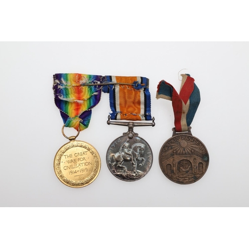 602 - A FIRST WORLD WAR PAIR TO THE R.A.F. A Great War pair comprising War and Victory medals named to 379... 