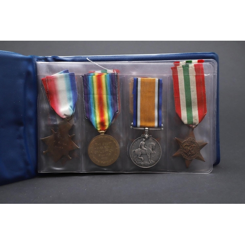 603 - A COLLECTION OF FIRST WORLD WAR MEDALS INCLUDING A 194-15 STAR TO THE WARWICKSHIRE REGIMENT. A Great... 