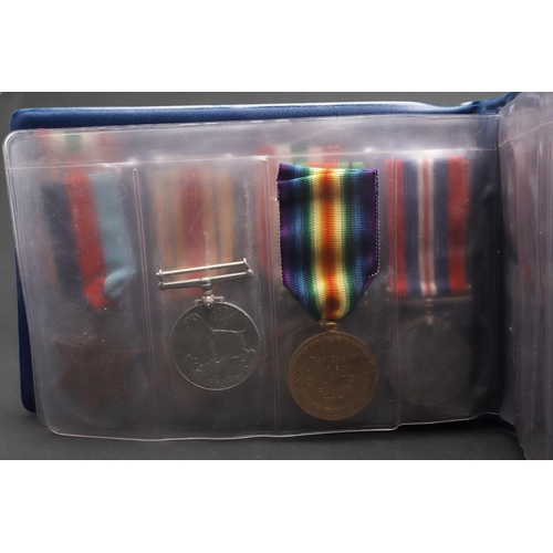 603 - A COLLECTION OF FIRST WORLD WAR MEDALS INCLUDING A 194-15 STAR TO THE WARWICKSHIRE REGIMENT. A Great... 