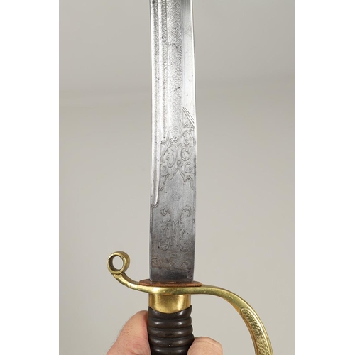 61 - A FINE RUSSIAN 1881/1908 PATTERN DRAGOON OFFICER's  SHASKA. With a 77cm curved, pointed and sharpene... 