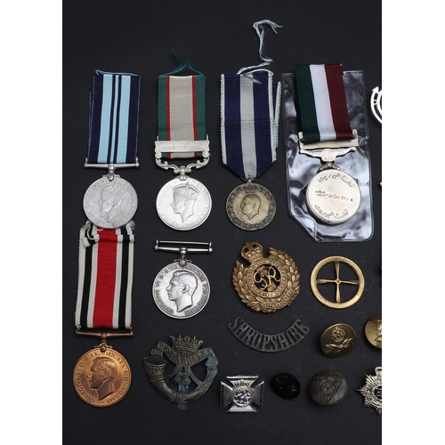 614 - AN INDIA GENERAL SERVICE MEDAL, INDIA SERVICE MEDAL AND OTHERS. An India General Service Medal 1936-... 