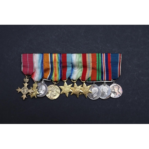 617 - A FIRST AND SECOND WORLD WAR OBE GROUP OF TEN TO THE ROYAL NAVY. A group of ten comprising OBE on Mi... 