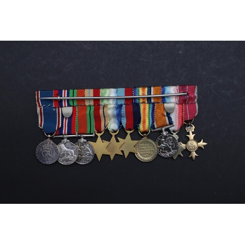 617 - A FIRST AND SECOND WORLD WAR OBE GROUP OF TEN TO THE ROYAL NAVY. A group of ten comprising OBE on Mi... 