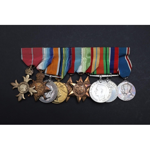 617 - A FIRST AND SECOND WORLD WAR OBE GROUP OF TEN TO THE ROYAL NAVY. A group of ten comprising OBE on Mi... 