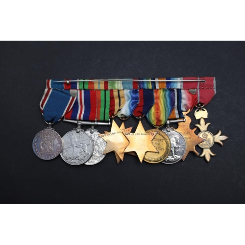 617 - A FIRST AND SECOND WORLD WAR OBE GROUP OF TEN TO THE ROYAL NAVY. A group of ten comprising OBE on Mi... 