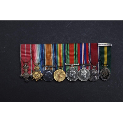 618 - A FIRST AND SECOND WORLD WAR OBE GROUP OF EIGHT TO THE 2ND COUNTY OF LONDON YEOMANRY. A group of eig... 