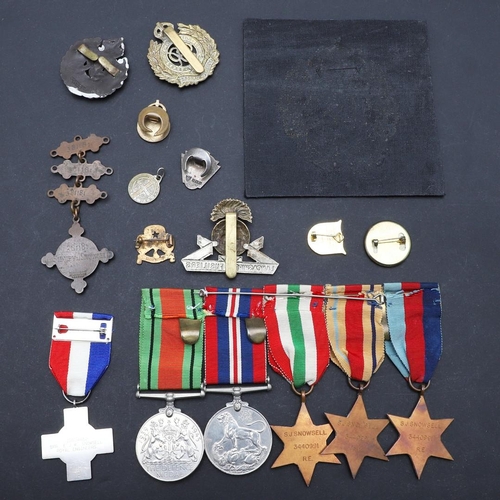 621 - A SECOND WORLD WAR GROUP OF FIVE TO A DUNKIRK VETERAN. A group of five comprising 1939-1945 Star, Af... 